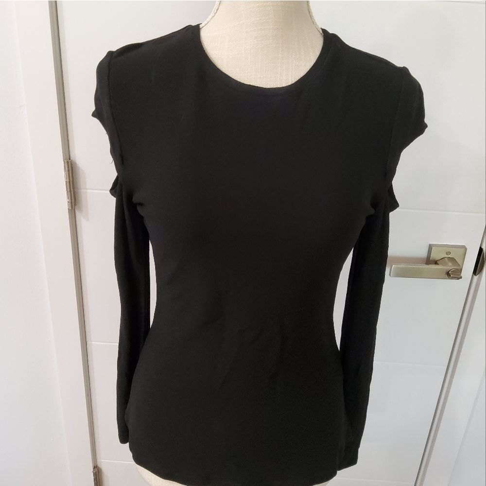 Derek Lam New York Women's Black Jersey Sweater Size 6